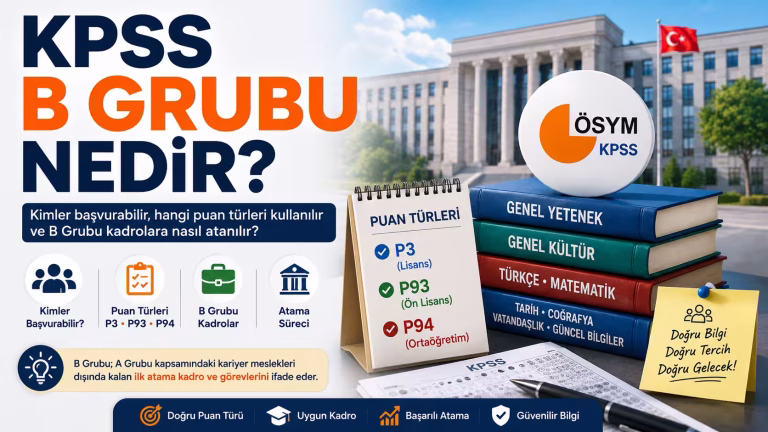 KPSS B Grubu Nedir